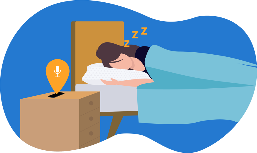 Sleep Cycle App nimmt Schlafgeräusche auf